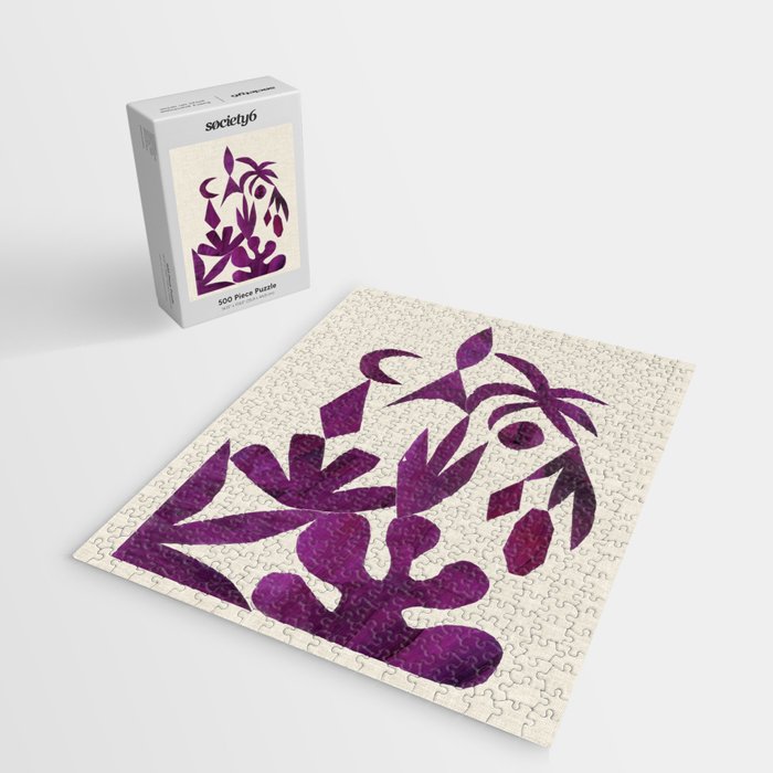 Purple Tropic Jigsaw Puzzle Gallery Image 2