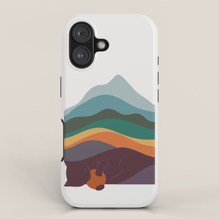 Cat Landscape 8 iPhone Case Gallery Image 1