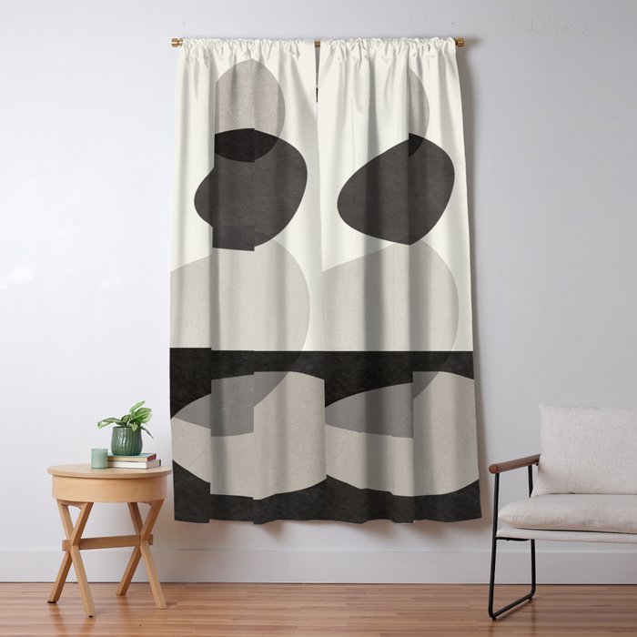 Abstract Shapes 23 Window Curtain Gallery Image 1