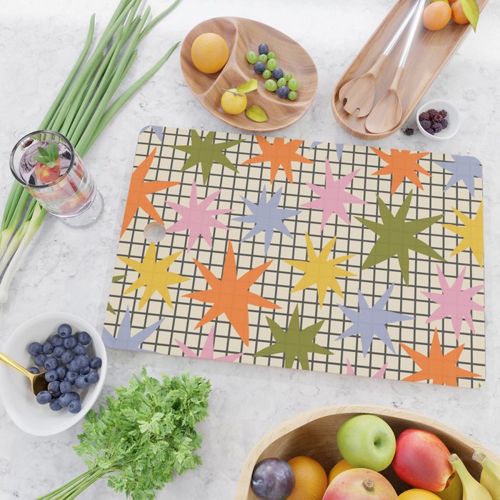 Playful Stars #1 Cutting Board Gallery Image 2