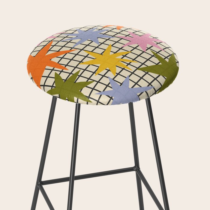Playful Stars #1 Stool Gallery Image 2