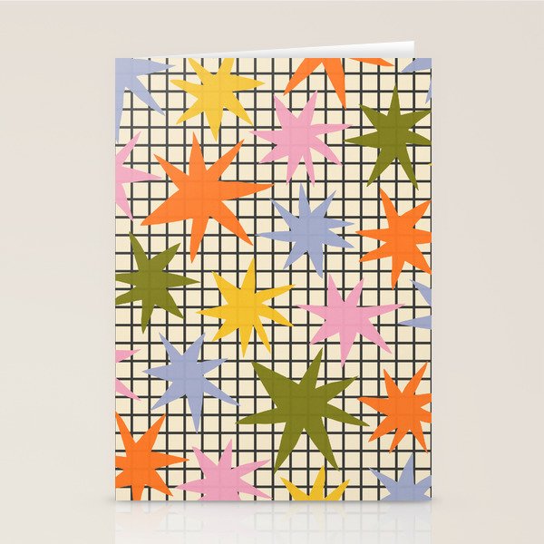 Playful Stars #1 Stationery Card Gallery Image 1
