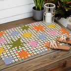 Playful Stars #1 Outdoor Rug Gallery Image 2