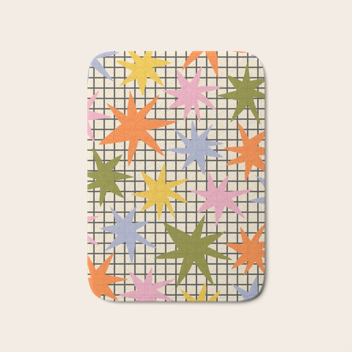 Playful Stars #1 Bath Mat Gallery Image 1