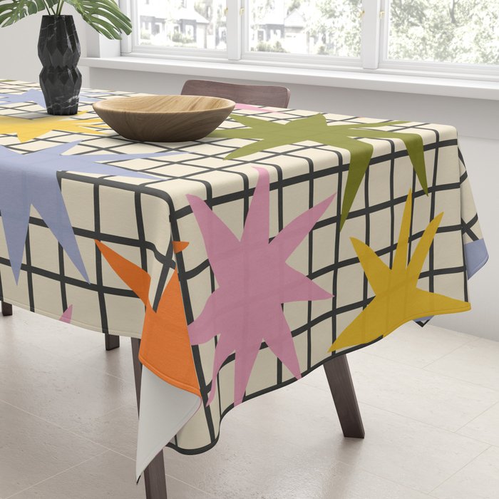 Playful Stars #1 Tablecloth Gallery Image 3