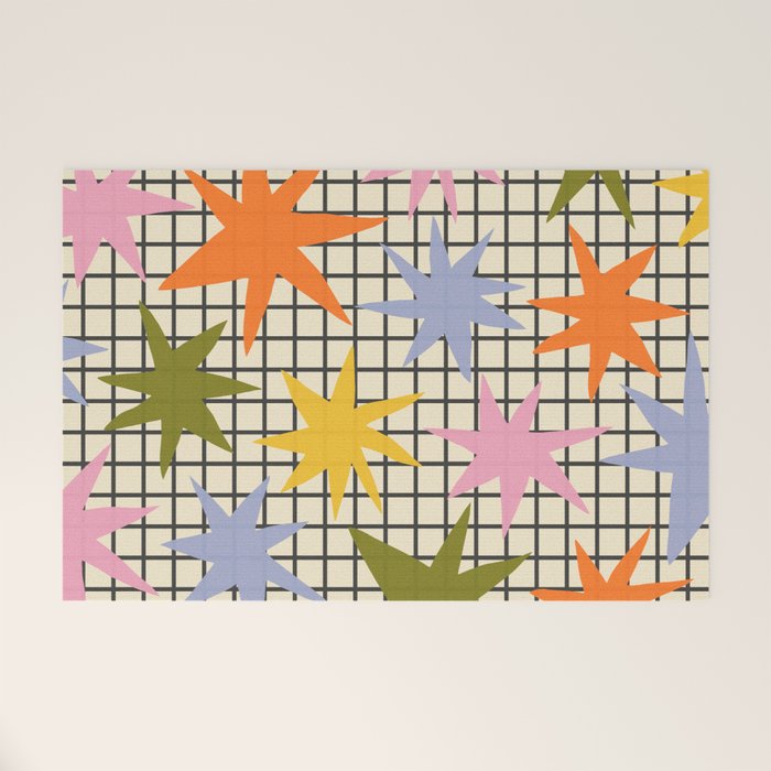 Playful Stars #1 Welcome Mat Gallery Image 1