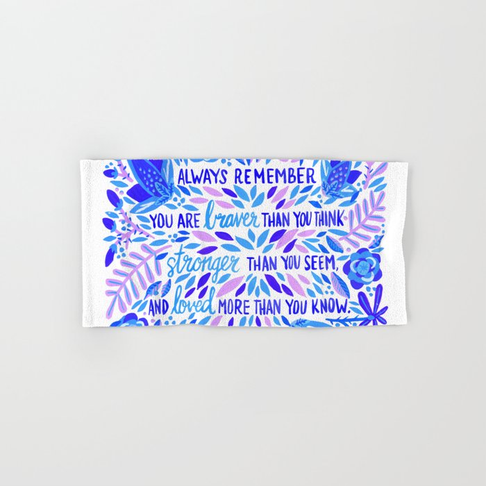 Always Remember - Indigo Palette Bath Towel Gallery Image 1