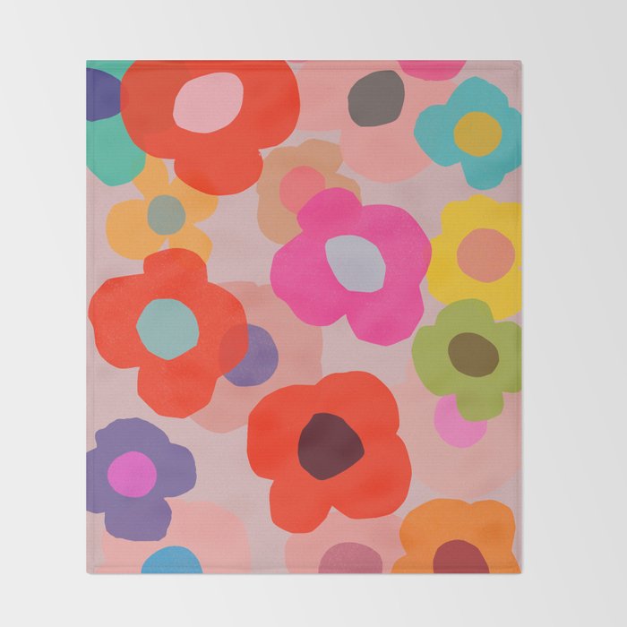 poppy 6 Throw Blanket Gallery Image 2