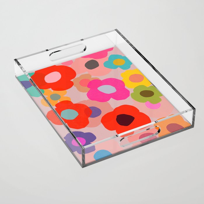 poppy 6 Acrylic Tray Gallery Image 1