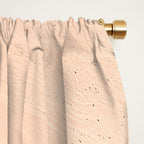 Pastel Coastline - Aerial View of Turquoise Sea and Blush Sand Window Curtain Gallery Image 2
