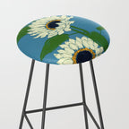 Sunflower Blue Sami Stool Gallery Image 2