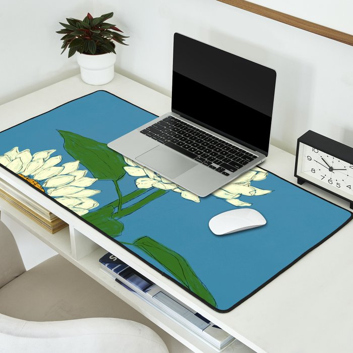 Sunflower Blue Sami Desk Mat Gallery Image 2
