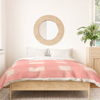 checks checks-pink rose Duvet Cover Gallery Image 3