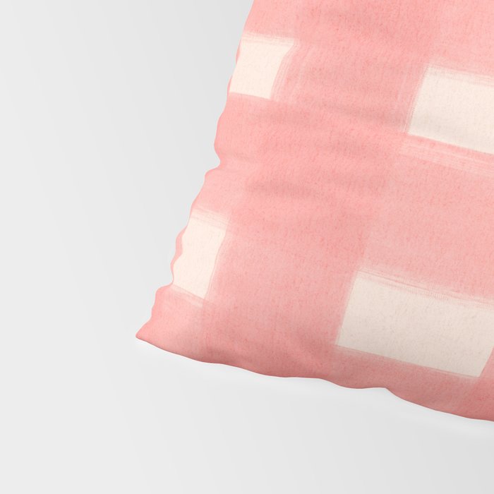 checks checks-pink rose Pillow Sham Gallery Image 4