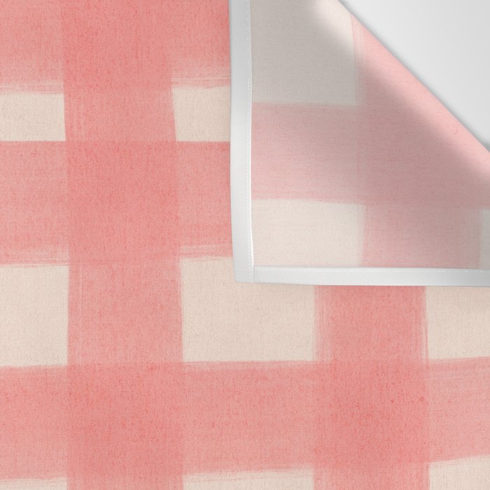 checks checks-pink rose Wall Tapestry Gallery Image 3