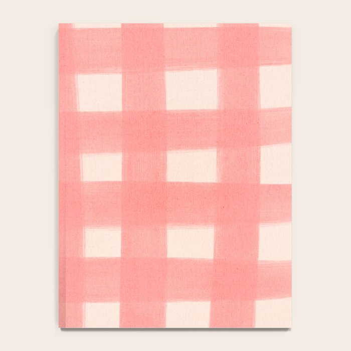 checks checks-pink rose Notebook Gallery Image 4