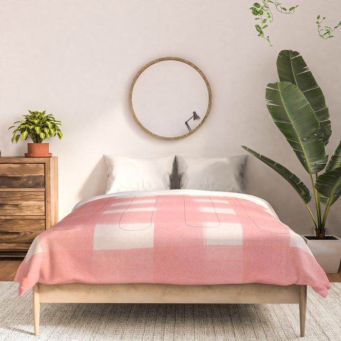 checks checks-pink rose Comforter Gallery Image 3