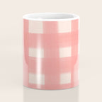 checks checks-pink rose Coffee Mug Gallery Image 4