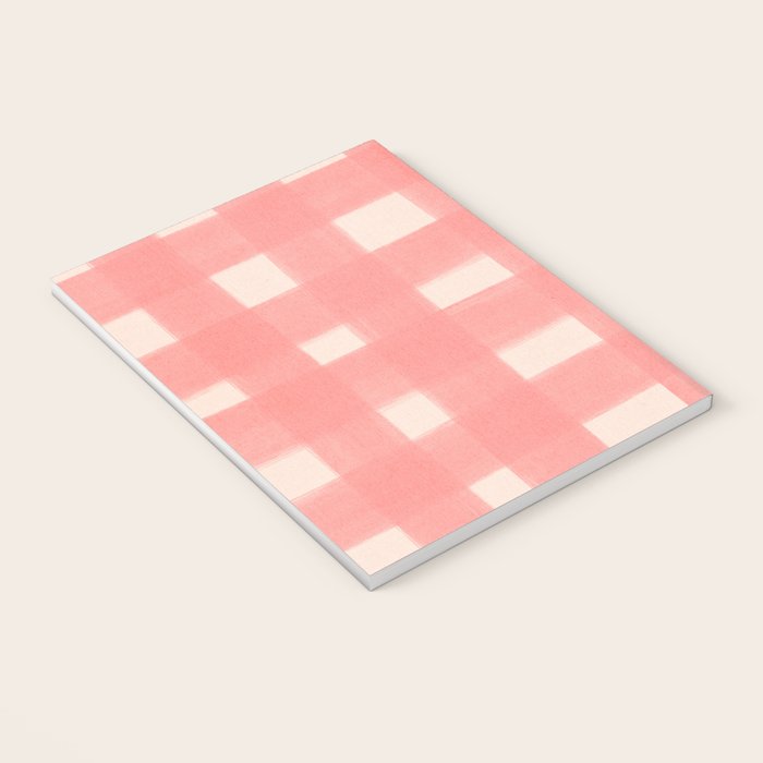 checks checks-pink rose Notebook Gallery Image 3