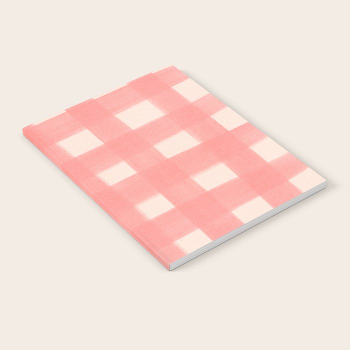 checks checks-pink rose Notebook Gallery Image 2