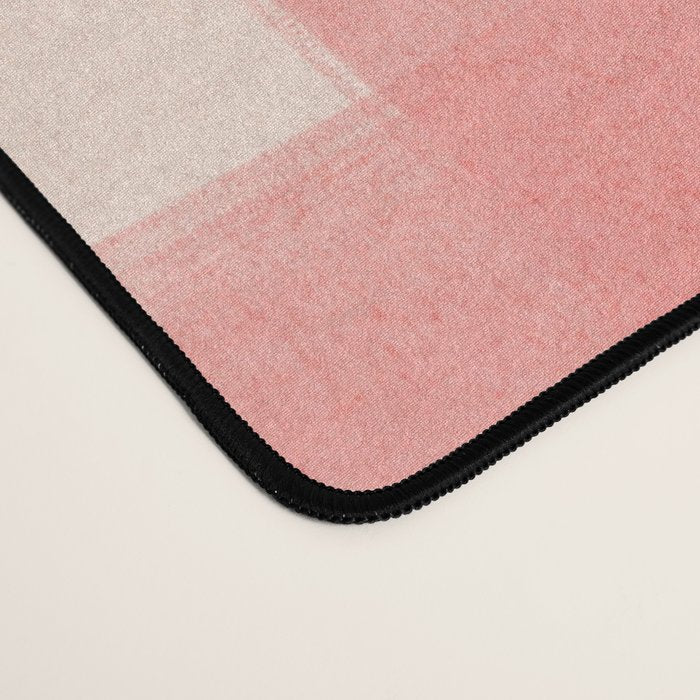 checks checks-pink rose Desk Mat Gallery Image 4