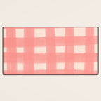 checks checks-pink rose Desk Mat Gallery Image 3