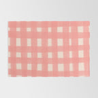 checks checks-pink rose Rug Gallery Image 2