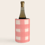 checks checks-pink rose Wine Chiller Gallery Image 1