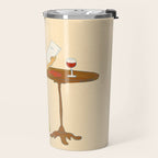 Woman at a Cafe in Rome Travel Mug Gallery Image 2