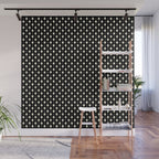 Vintage Stars IX Black and White Wall Mural Gallery Image 1