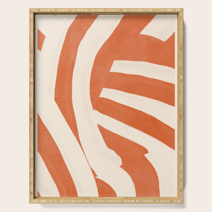 abstract minimal 84 Serving Tray Gallery Image 1