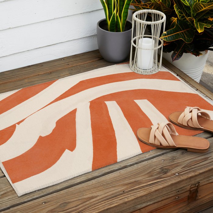 abstract minimal 84 Outdoor Rug Gallery Image 2