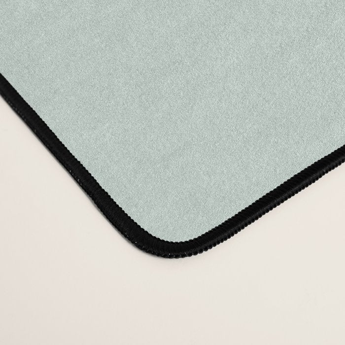 Actually Life is Beautiful and I Have Time typography print in pastel green and red Desk Mat Gallery Image 4