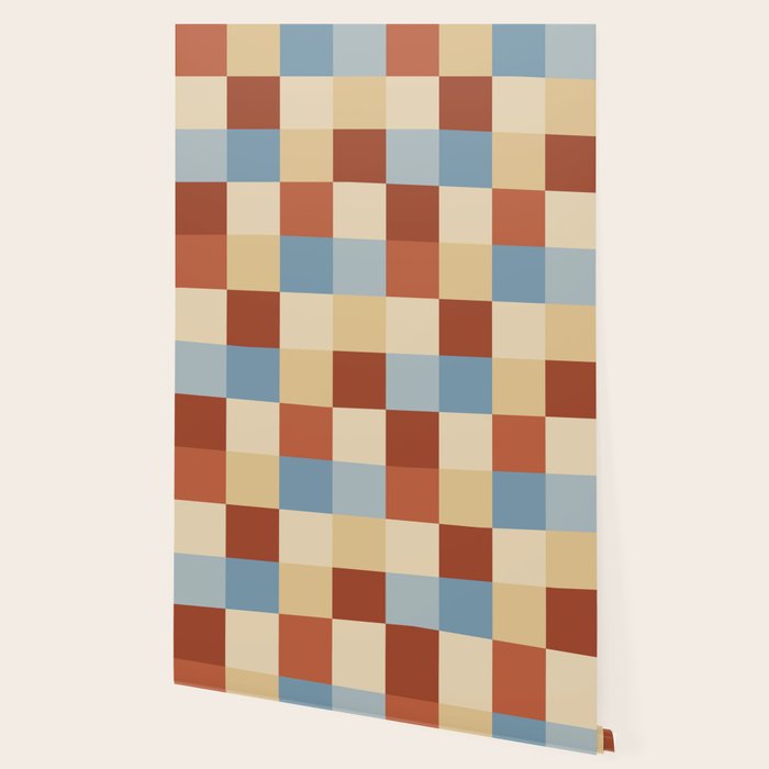 Bold Retro Checks Pattern - Large XX Wallpaper Gallery Image 2