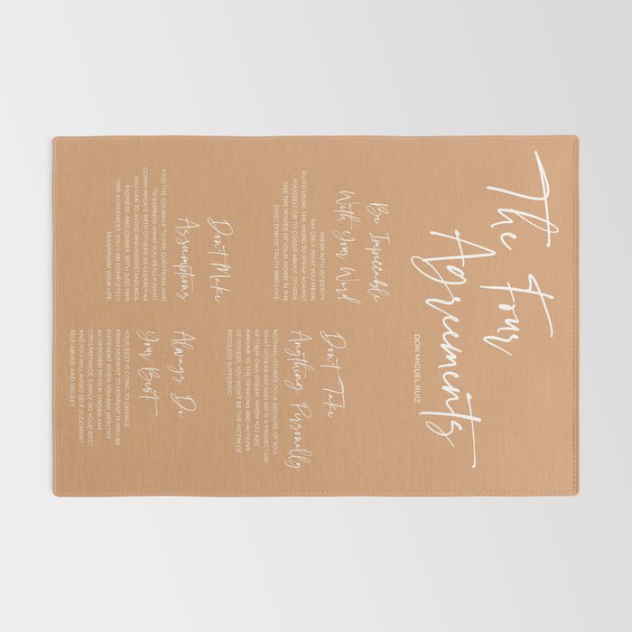 The Four Agreements Fall Colors Rug Gallery Image 2