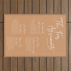 The Four Agreements Fall Colors Outdoor Rug Gallery Image 1