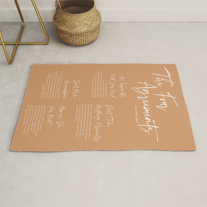 The Four Agreements Fall Colors Rug Gallery Image 1