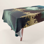 Star Forest Reflection Tablecloth Gallery Image 1