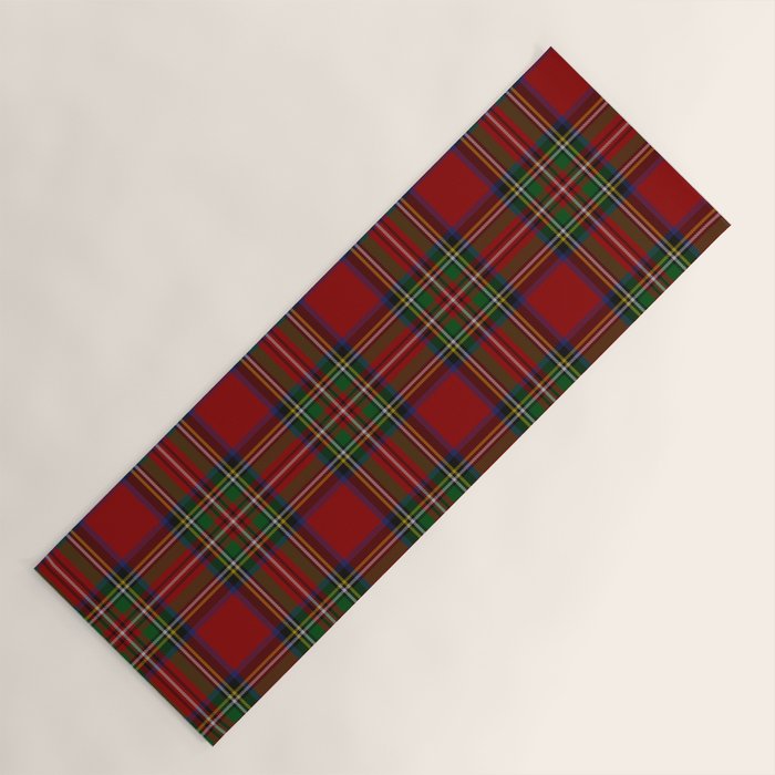 The Royal Stewart Tartan Yoga Mat Gallery Image 1