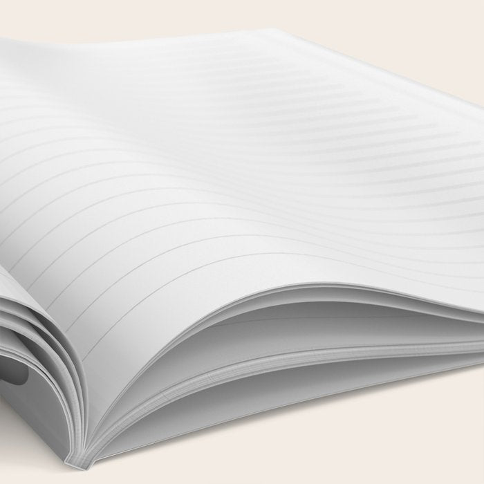 White Topographic Map Notebook Gallery Image 2