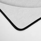 White Topographic Map Desk Mat Gallery Image 4