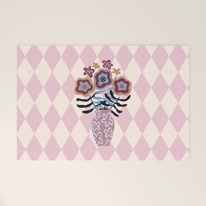 Harlequin Bloom Welcome Mat Gallery Image 1