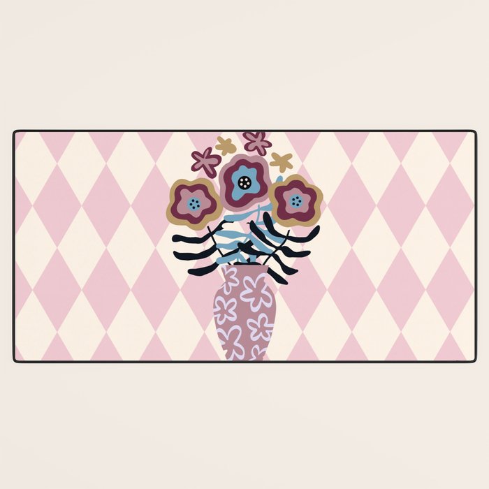 Harlequin Bloom Desk Mat Gallery Image 3