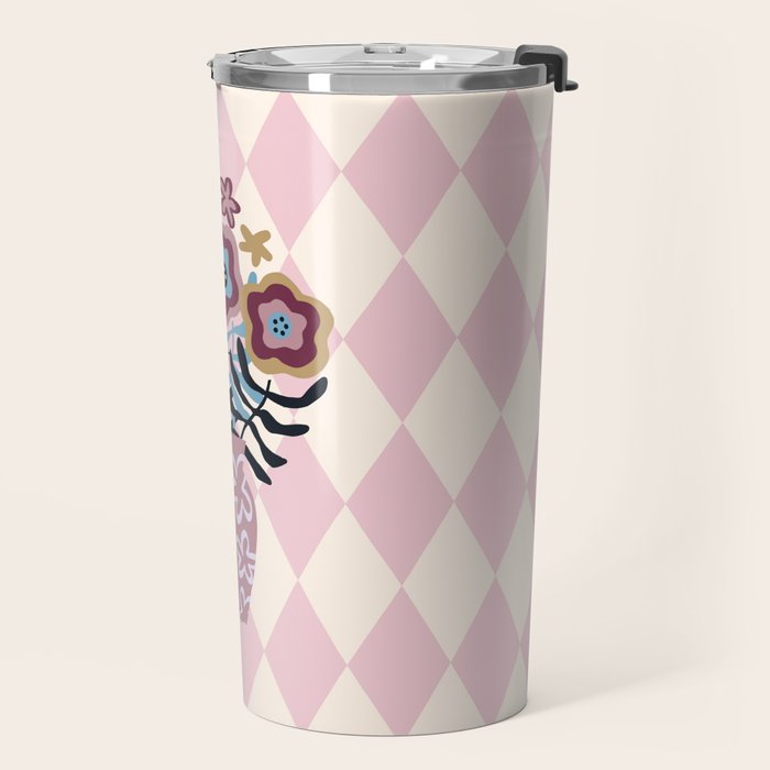 Harlequin Bloom Travel Mug Gallery Image 2