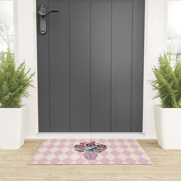 Harlequin Bloom Welcome Mat Gallery Image 3