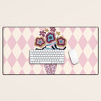 Harlequin Bloom Desk Mat Gallery Image 1