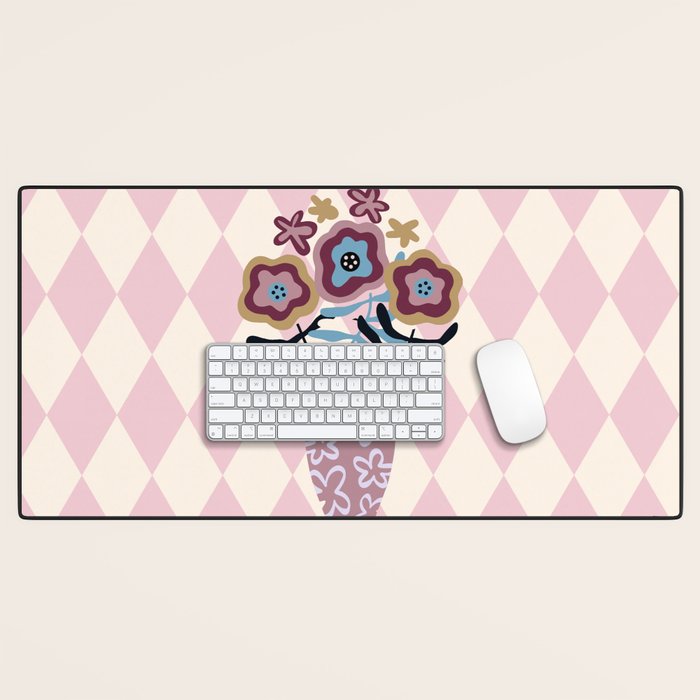 Harlequin Bloom Desk Mat Gallery Image 1