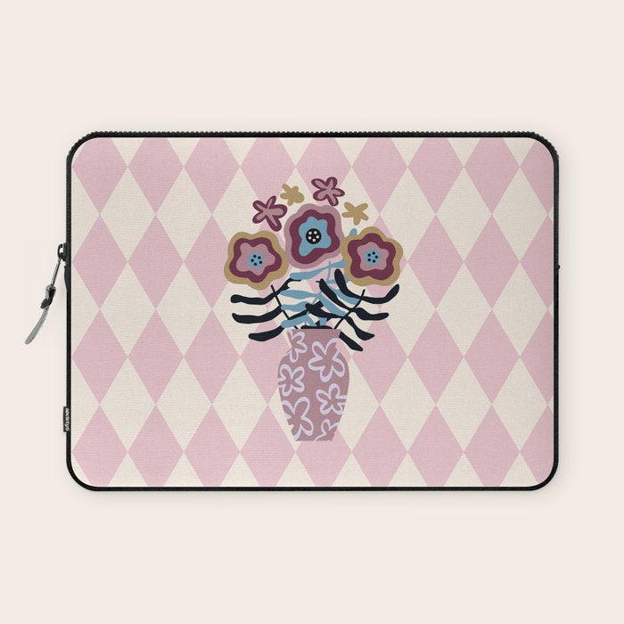 Harlequin Bloom Laptop Sleeve Gallery Image 1
