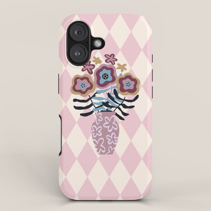 Harlequin Bloom iPhone Case Gallery Image 1
