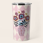 Harlequin Bloom Travel Mug Gallery Image 1